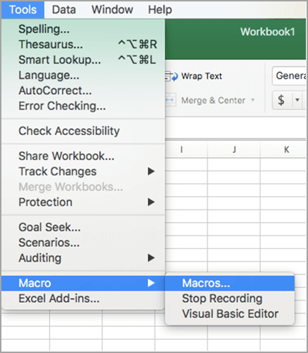 add macros to excel for mac